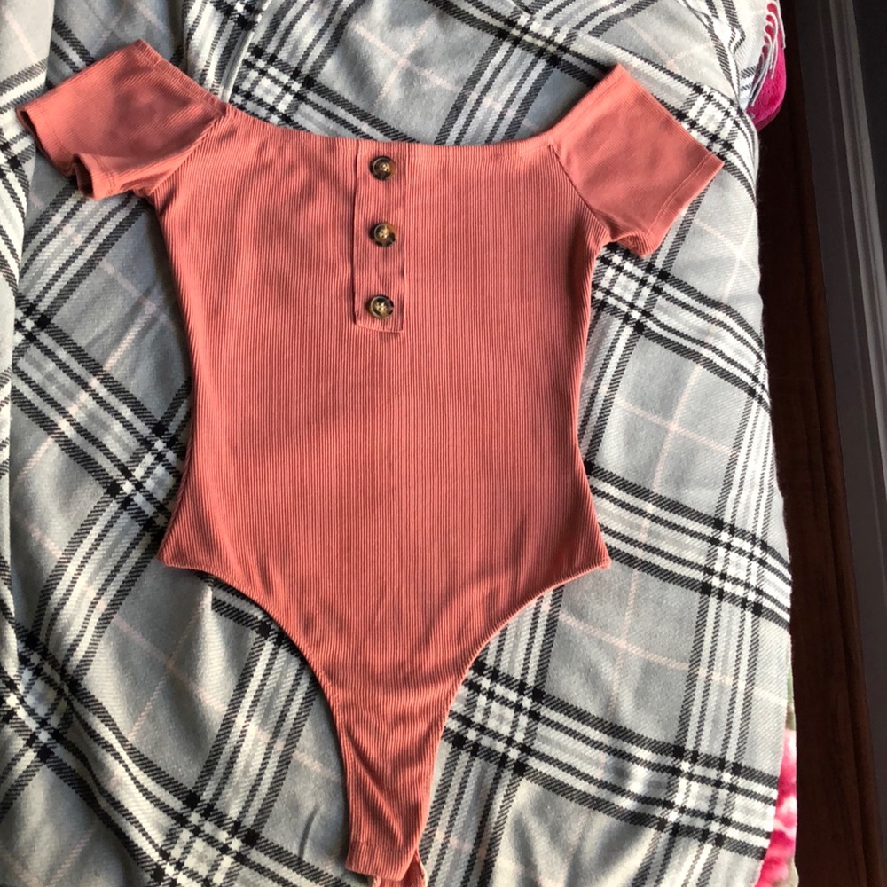 Pink bodysuit